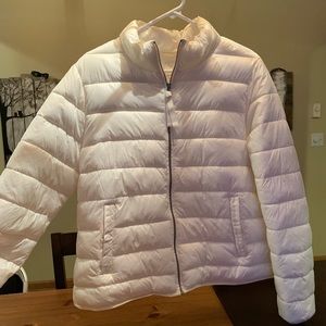 Stylus White Puffer Jacket